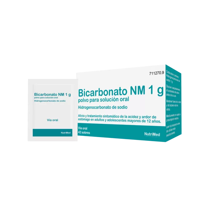 Bicarbonato NM 1 g polvo para solución oral